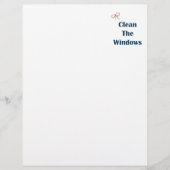 Prospectus 21,6 Cm X 24,94 Cm Nettoyer les rappels Windows (Devant)