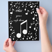 Prospectus 21,6 Cm X 24,94 Cm Notes de Musique_ Flyer (main)