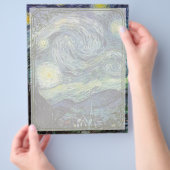 Prospectus 21,6 Cm X 24,94 Cm Nuit étoilée par Vincent van Gogh. (main)