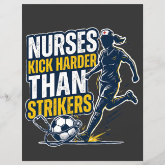 Prospectus 21,6 Cm X 24,94 Cm Nurses Kick Harder Than Strikers