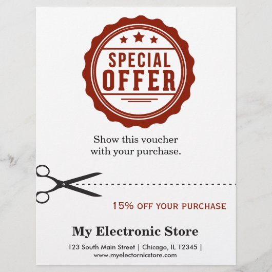 Prospectus 21,6 Cm X 24,94 Cm Offre spéciale (Devant)