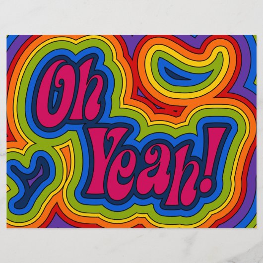 Prospectus 21,6 Cm X 24,94 Cm Oh Yeah! Flyer (Devant)