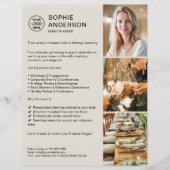 Prospectus 21,6 Cm X 24,94 Cm Organisateur d'événements personnalisé moderne pro (Devant)