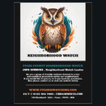 Prospectus 21,6 Cm X 24,94 Cm Owl Design, Voisinage Communauté Watch Advert<br><div class="desc">Owl Design,  Neighborhood Community Watch Publicité Flyer par The Carte de visite Store.</div>