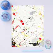 Prospectus 21,6 Cm X 24,94 Cm Paint Splatter (Simple)