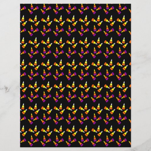 Prospectus 21,6 Cm X 24,94 Cm Papier à bonbons d'Halloween (Dos)