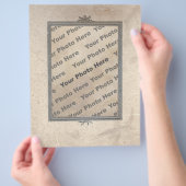 Prospectus 21,6 Cm X 24,94 Cm Papier-cadre antique (main)
