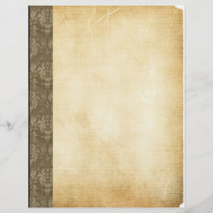 Prospectus 21,6 Cm X 24,94 Cm Papier-frontière vintage Damask Arrière - plan