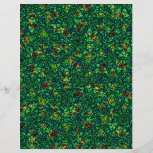 Prospectus 21,6 Cm X 24,94 Cm Papier Origami Vert Marron Personnalisable Hobby A