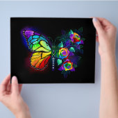 Prospectus 21,6 Cm X 24,94 Cm Papillon arc-en-ciel (main)