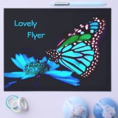 Prospectus 21,6 Cm X 24,94 Cm Papillon bleu (Simple)