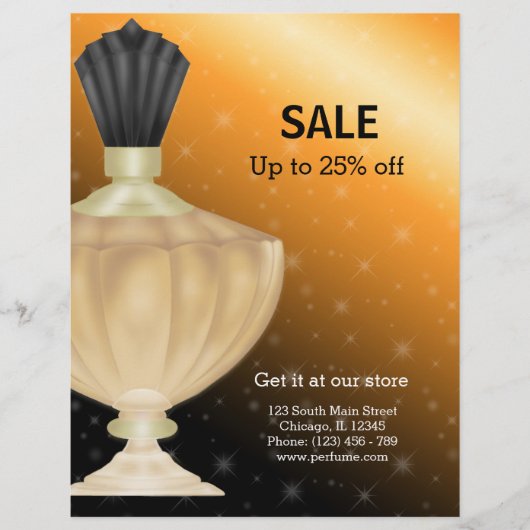 Prospectus 21,6 Cm X 24,94 Cm Parfum (Devant)