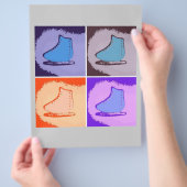 Prospectus 21,6 Cm X 24,94 Cm Patinage sur glace (main)