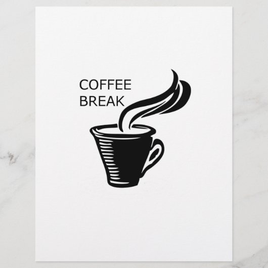 Prospectus 21,6 Cm X 24,94 Cm Pause café (Devant)
