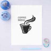 Prospectus 21,6 Cm X 24,94 Cm Pause café (Simple)