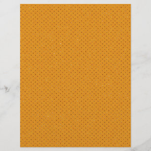 Prospectus 21,6 Cm X 24,94 Cm pd11 ORANGE Gold PARTIES SCINTILLANT DOTS MOTIFS A