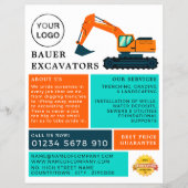 Prospectus 21,6 Cm X 24,94 Cm Pelle Orange, Publicité de Constructeurs (Devant)