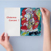 Prospectus 21,6 Cm X 24,94 Cm PÈRE NOËL et SAX (main)