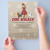 Prospectus 21,6 Cm X 24,94 Cm Pet Sitting Dog Walking Service Custom (main)