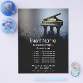 Prospectus 21,6 Cm X 24,94 Cm Petit Flyer pour piano (Simple)
