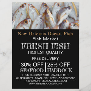 Prospectus 21,6 Cm X 24,94 Cm Petits poissons, Pêcheur/Femme, Poisson Adjudicati