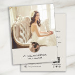 Prospectus 21,6 Cm X 24,94 Cm Photo personnalisée moderne QR Photographe entrepr<br><div class="desc">Créez un prospectus professionnel et moderne avec deux photos personnalisées à l'avant et des détails personnalisés, ainsi qu'un code QR scannable à l'arrière pour faciliter la mise en réseau. Idéal pour les designers d'intérieur, photographes, artistes, créateurs de mode et autres professionnels de la création qui cherchent à faire une impression...</div>