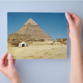 Prospectus 21,6 Cm X 24,94 Cm Photographie des pyramides de Gizeh (main)