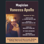 Prospectus 21,6 Cm X 24,94 Cm Photographie personnalisée, Publicité de magicien<br><div class="desc">Photo Personnalisée,  Magicien Publicité Flyers Par Le Magasin Carte de visite.</div>