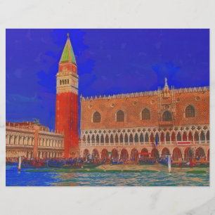 Prospectus 21,6 Cm X 24,94 Cm Piazzetta Carré de Saint-Marc