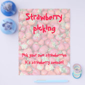 Prospectus 21,6 Cm X 24,94 Cm Picking de Strawberry (Simple)