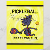 Prospectus 21,6 Cm X 24,94 Cm Pickleball Fearless (Devant)
