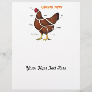Prospectus 21,6 Cm X 24,94 Cm Pièces de poulet