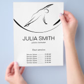 Prospectus 21,6 Cm X 24,94 Cm Pilates Pose Side Pli Flyer (main)