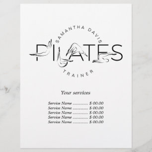 Prospectus 21,6 Cm X 24,94 Cm Pilates Pots dans Pilates Word