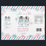 Prospectus 21,6 Cm X 24,94 Cm Pingouin Hiver Sexe Révéler Sac à Chip Wrapper<br><div class="desc">Modèle de sac à Chip de Révélation Sexe de Penguin hiver</div>