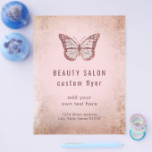 Prospectus 21,6 Cm X 24,94 Cm Pink butterfly (Simple)