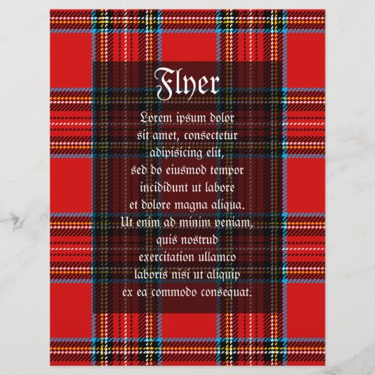 Prospectus 21,6 Cm X 24,94 Cm Plaid Rétro (Devant)