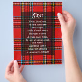 Prospectus 21,6 Cm X 24,94 Cm Plaid Rétro (main)