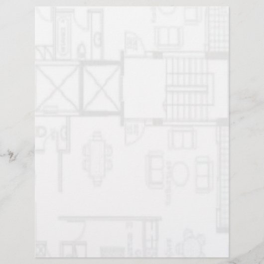 Prospectus 21,6 Cm X 24,94 Cm Plan de plancher (Devant)