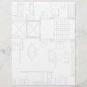 Prospectus 21,6 Cm X 24,94 Cm Plan de plancher (Dos)