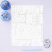 Prospectus 21,6 Cm X 24,94 Cm Plan de plancher (Simple)