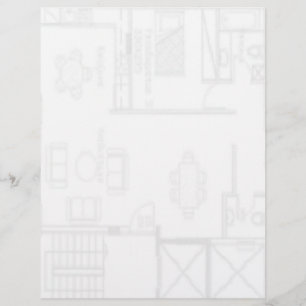 Prospectus 21,6 Cm X 24,94 Cm Plan de plancher