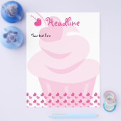 Prospectus 21,6 Cm X 24,94 Cm Pop Heart Cupcake (Simple)