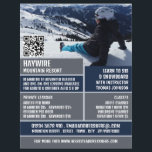 Prospectus 21,6 Cm X 24,94 Cm Portrait de skieur, leçons de ski/snowboard<br><div class="desc">Skier Portrait,  Ski/Snowboard Leçons/Cours Publicité Flyers Par Le Magasin Carte de visite.</div>