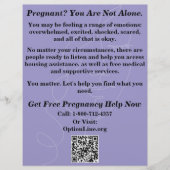 Prospectus 21,6 Cm X 24,94 Cm Pregnancy Help/After Abortion Care (Devant)