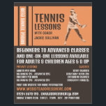 Prospectus 21,6 Cm X 24,94 Cm Pro Tennis Player, Tennis Leçons/Classes Advert<br><div class="desc">Joueur Pro Tennis,  Cours De Tennis / Cours De Publicité Flyers Par Le Magasin Carte de visite.</div>