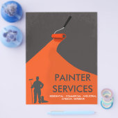Prospectus 21,6 Cm X 24,94 Cm Professional Painter Flyer (Simple)