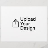 Prospectus 21,6 Cm X 24,94 Cm Programme plié imprimé (Vous Devez Remplir) (Dos)