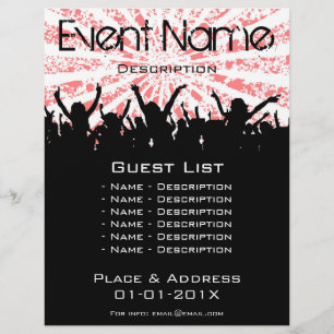 Prospectus 21,6 Cm X 24,94 Cm Promotion d'événements