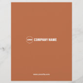 Prospectus 21,6 Cm X 24,94 Cm Propriétés immobilières Flyer personnalisé (Dos)